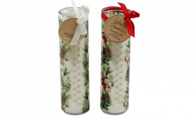 Berry Advent Candle 20cm