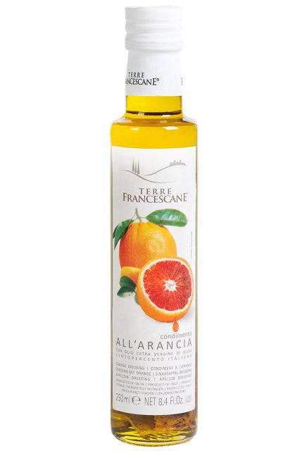 Terre Francescane Extra Virgin Olive Oil with Orange 250ml