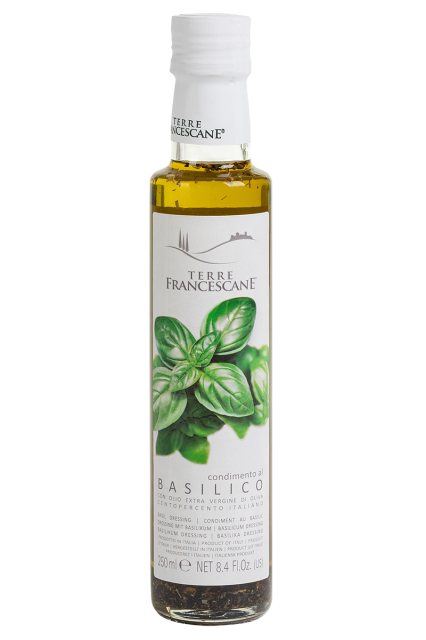 Terre Francescane Extra Virgin Olive Oil With Basil 250ml