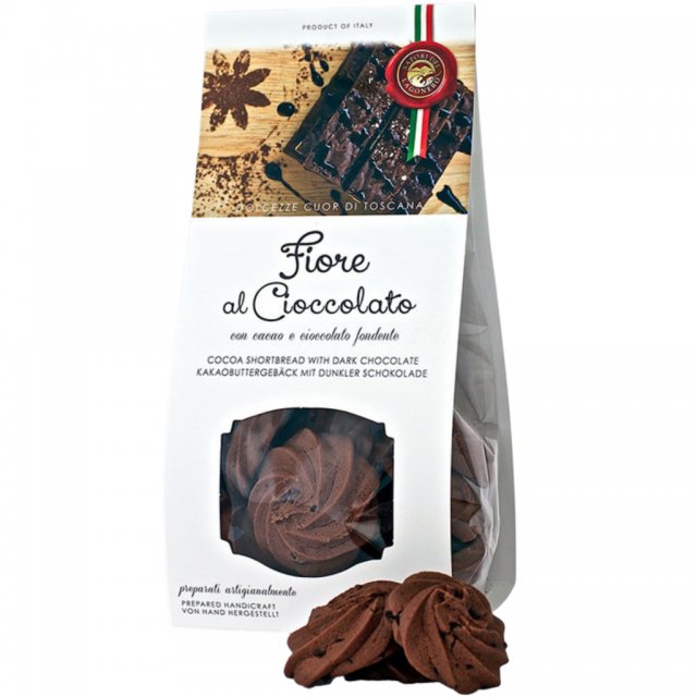 Lago Nero Chocolate Shortbread 200g