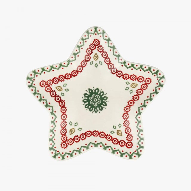 Emma Bridgewater Christmas Joy Medium Star Plate