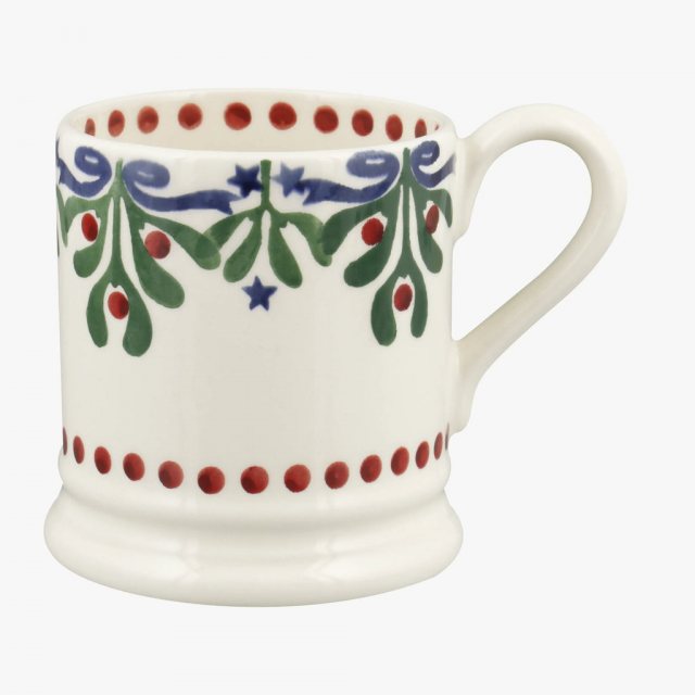 Emma Bridgewater Mistletoe 1/2 Pint Mug