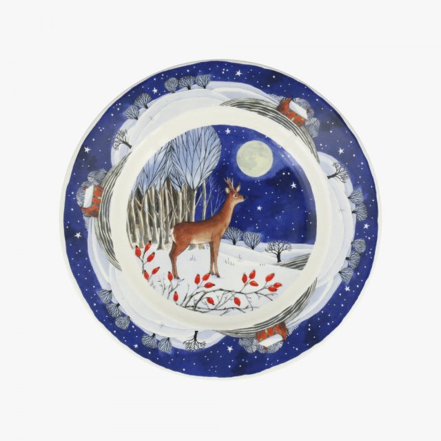 Emma Bridgewater Midnight Deer 8 1/2 Inch Plate