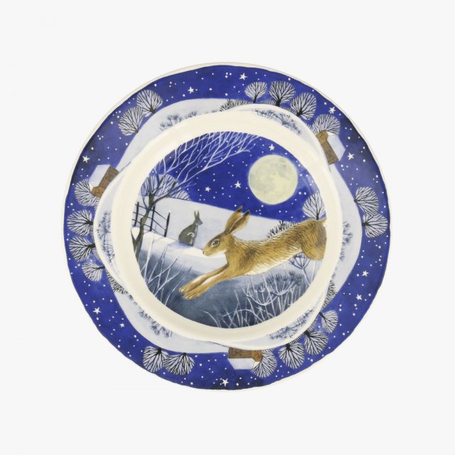 Emma Bridgewater Midnight Hare 8 1/2 Inch Plate