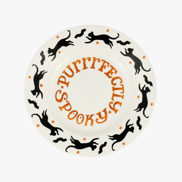 Emma Bridgewater The Wise Witches Black Cats 8.5 Inch Plate