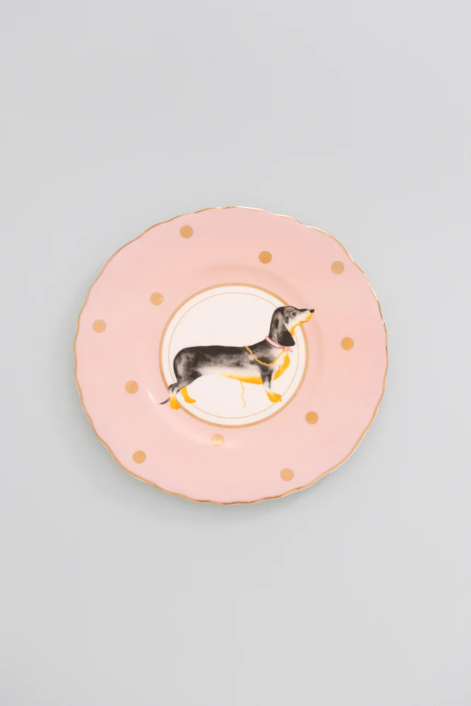 Yvonne Ellen Sausage Doggie Sandwich Plate 23cm