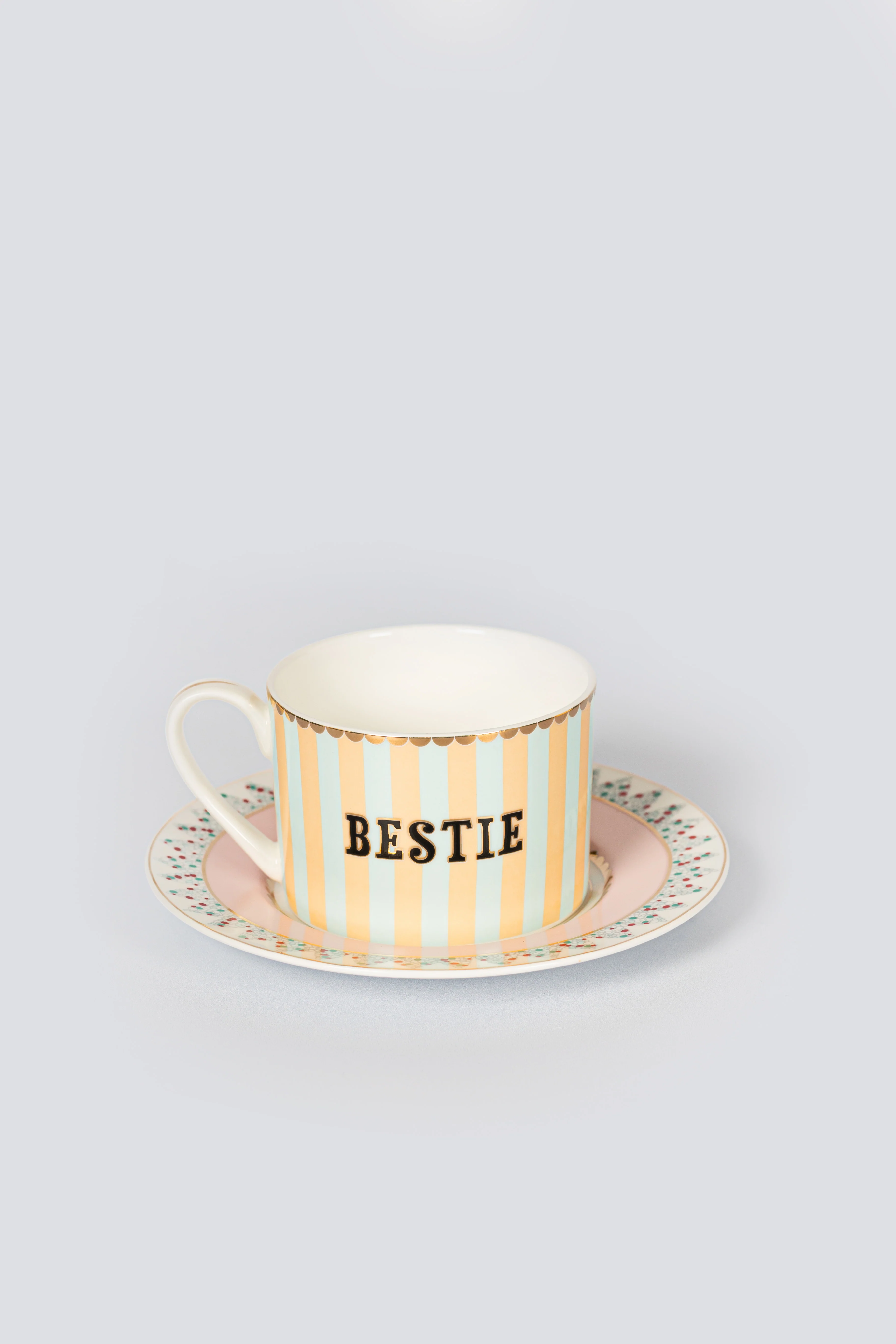 Yvonne Ellen Bestie Teacup & Saucer