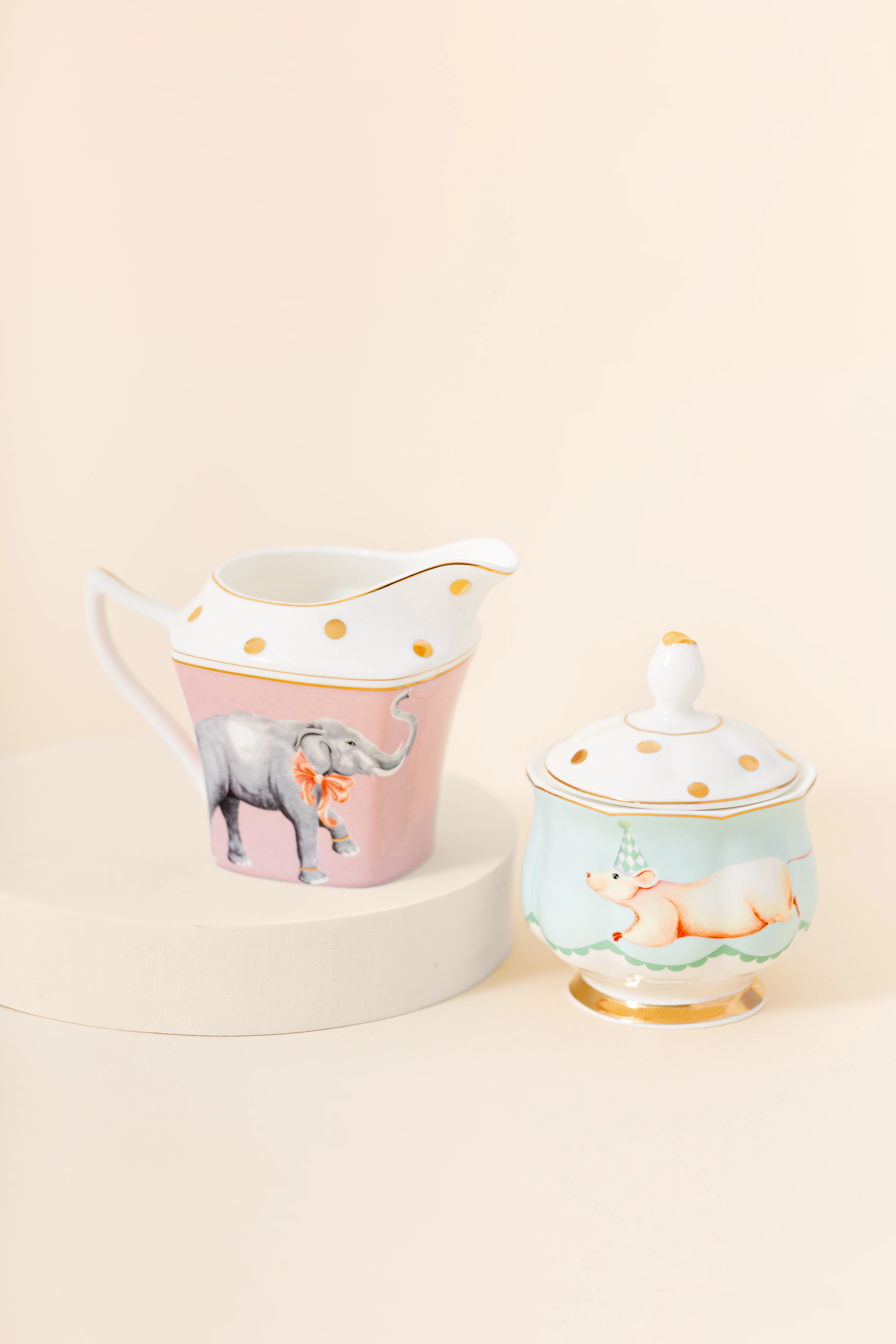 Yvonne Ellen Elephant Milk Jug & Mouse Sugar Pot Set