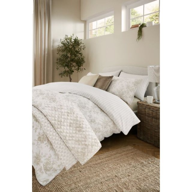 Laura Ashley Walled Garden Dove Grey Bedding