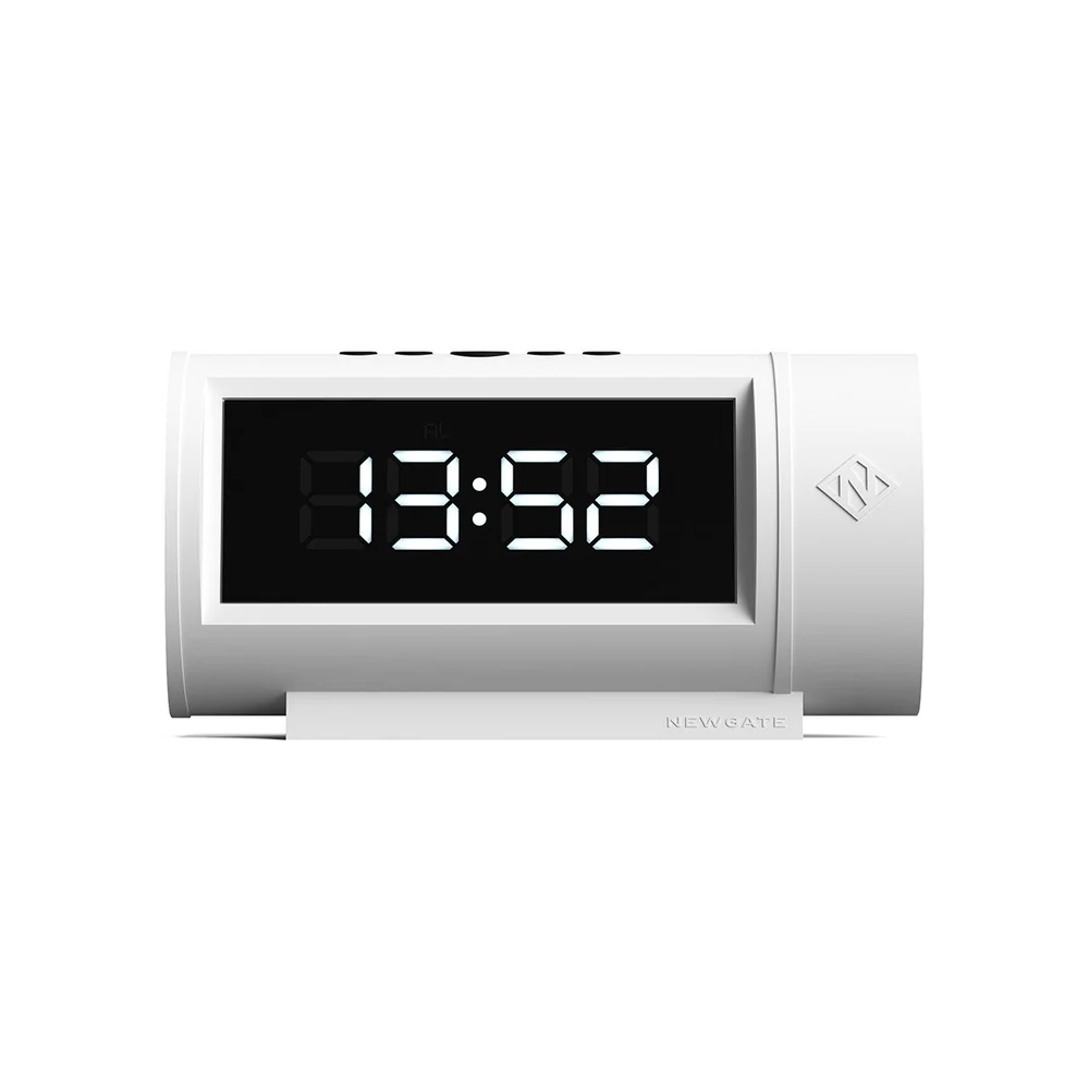 Newgate Pil LED Alarm Clock | White