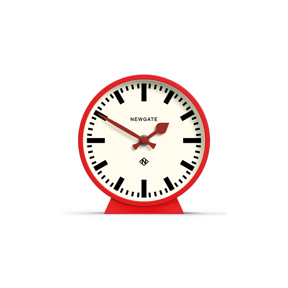 Newgate M Mantel Railway Clock | Red