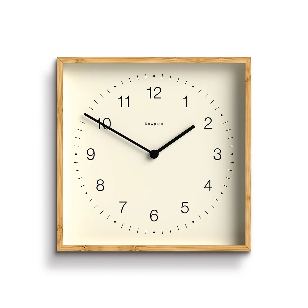 Newgate Fiji Wall Clock | Bamboo / Mongoose Dial