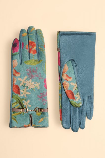 Powder Kylie Gloves - Hummingbird At Dusk