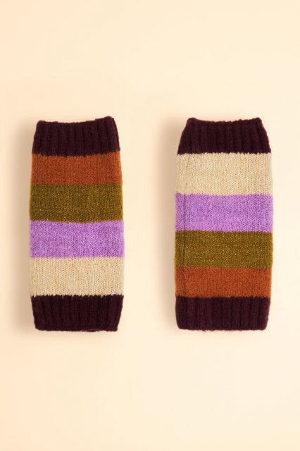 Powder Lilia Wrist Warmers - Vintage Mix