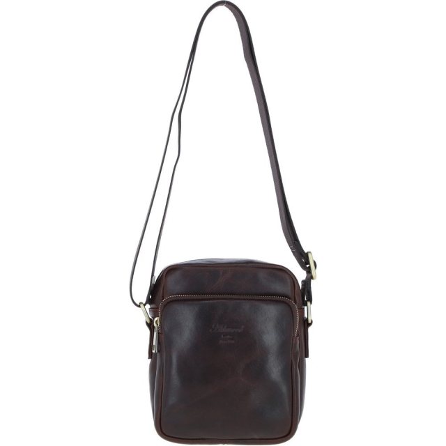 Ashwood Leather Men's Cross Body Bag Brown PL43