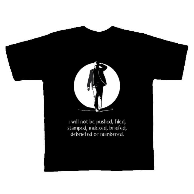 The Prisoner I Will Not Be Pushed With Rover T-Shirt