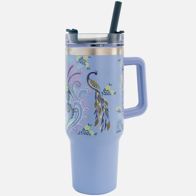 Sara Miller Savannah Large Travel Tumbler 40oz