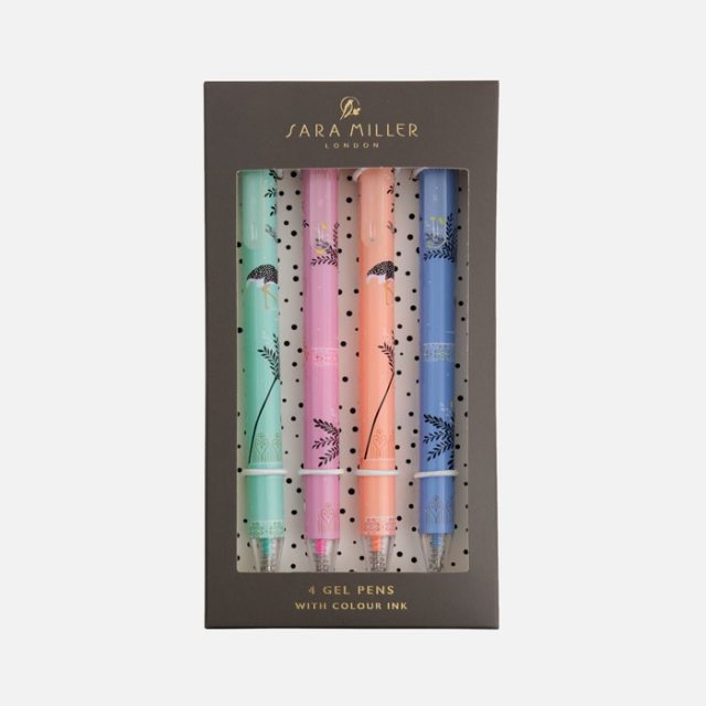 Sara Miller Savannah Set of 4 Gel Pens