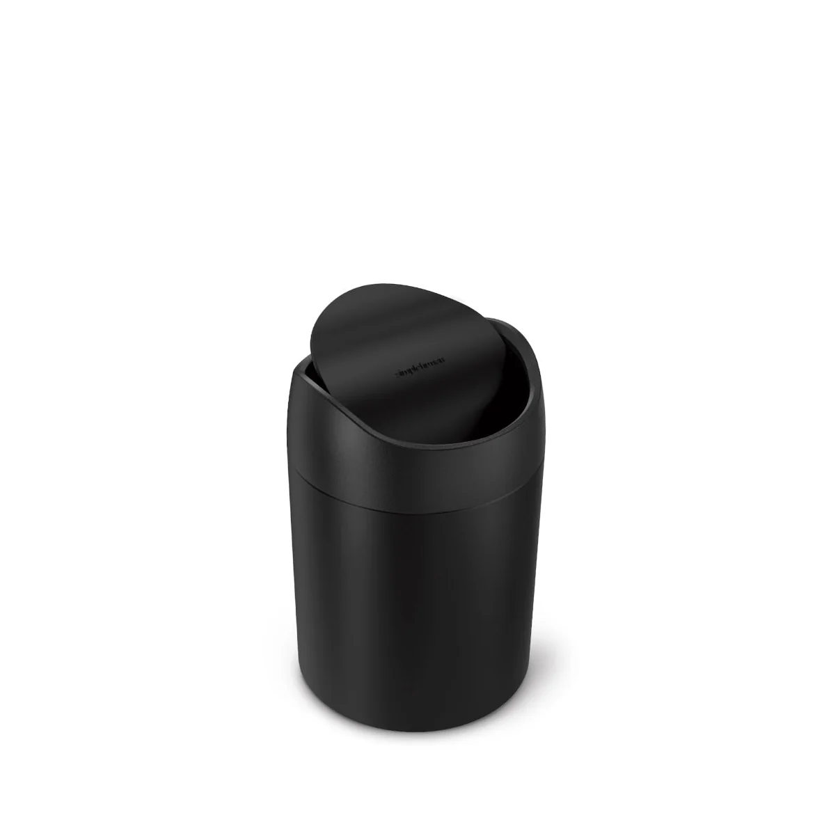 Simple Human Matte Black Steel Mini Bin 1.5L