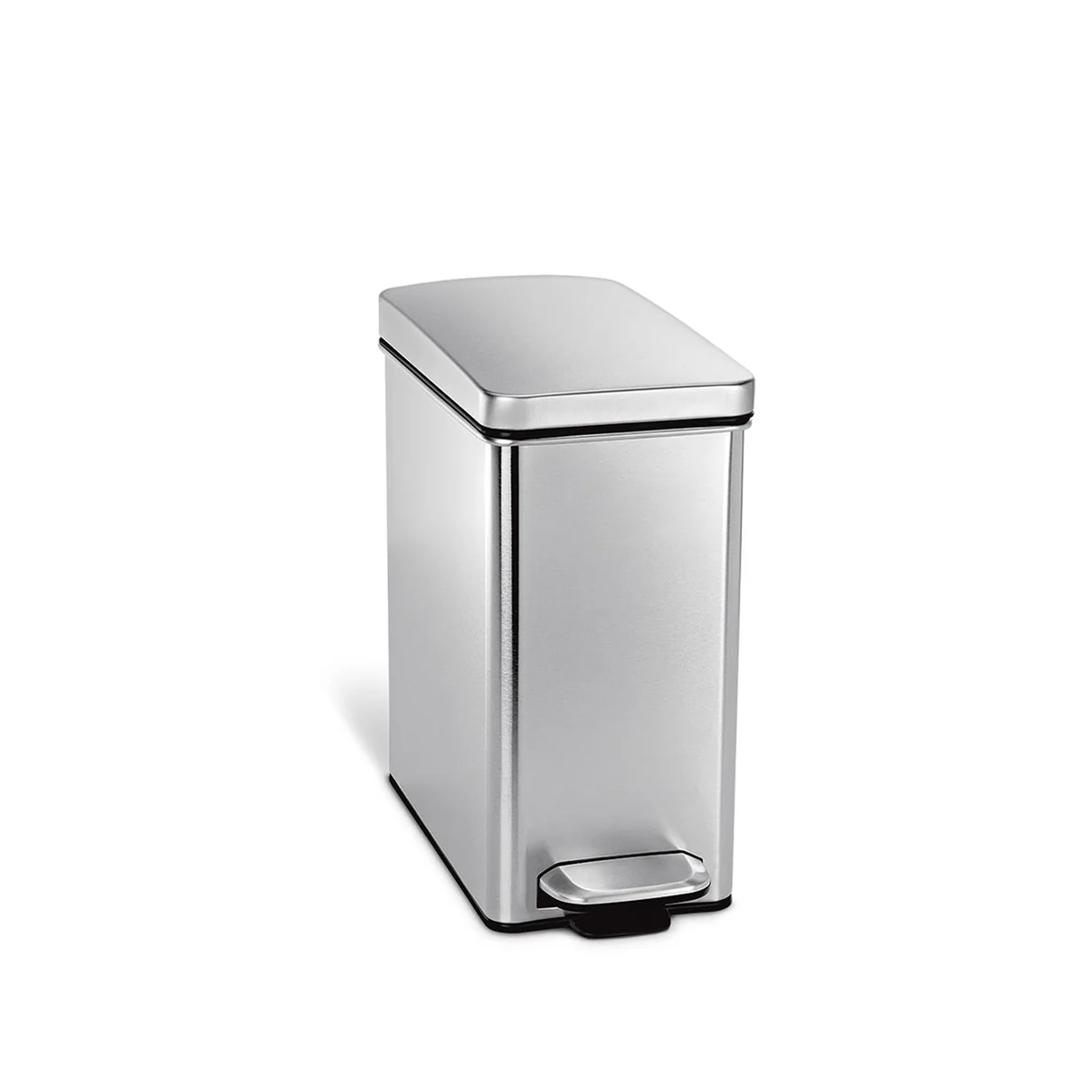 Simple Human Profile Pedal Bin 10L - Brushed Stainless Steel