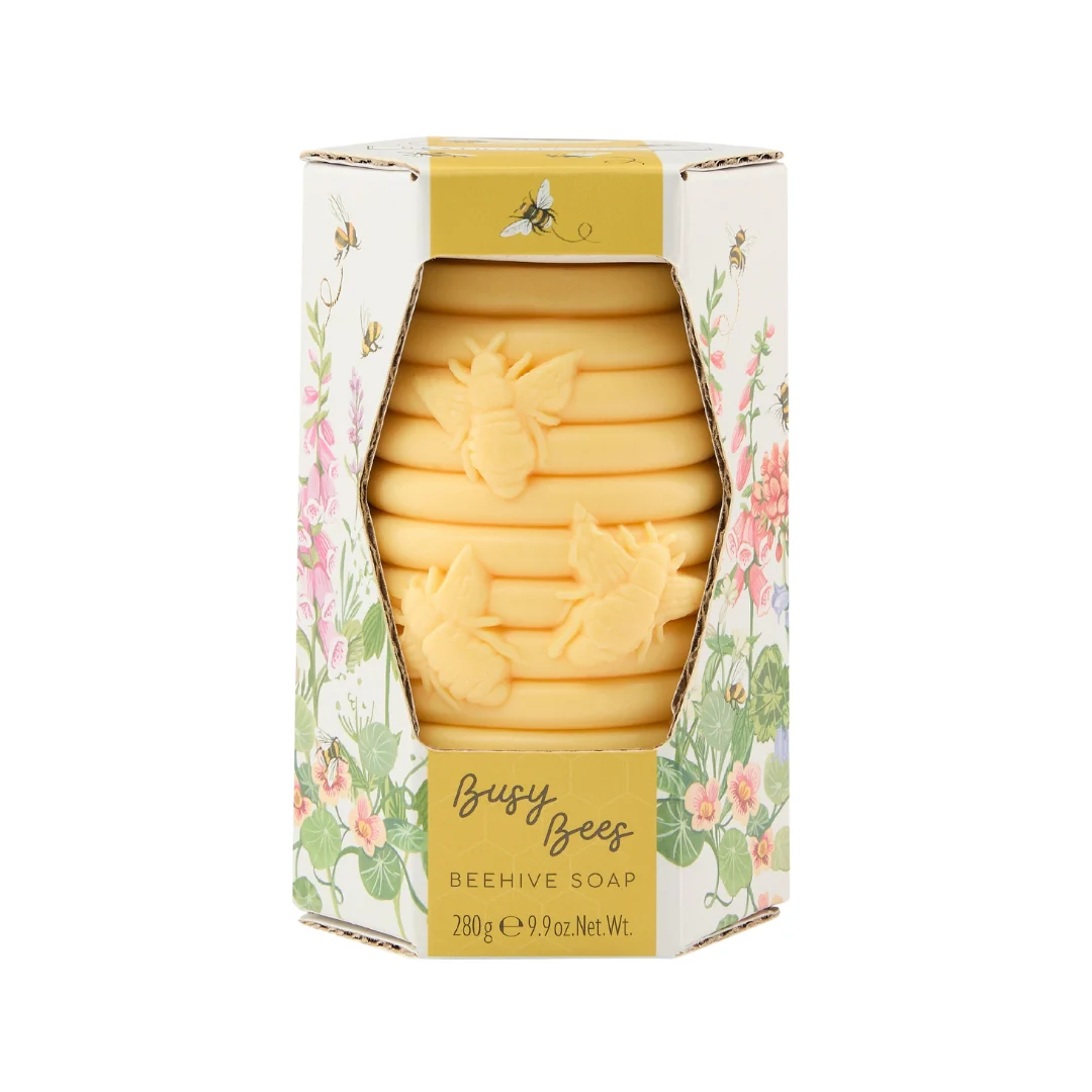 Heathcote & Ivory Busy Bees Beehive Soap In Carton