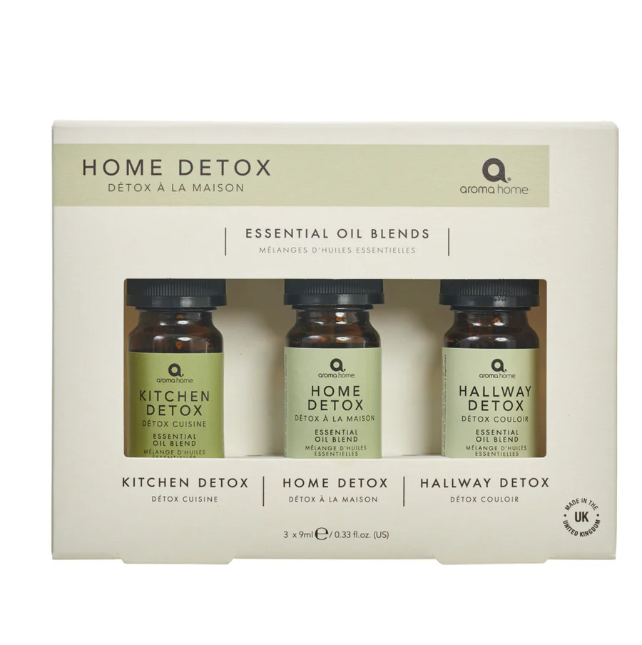 Aroma Home Home Detox Essential Oil Blends 9ml - Triple Pack