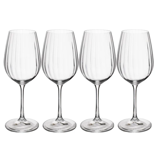 Mikasa Treviso Crystal White Wine Glasses Set of 4