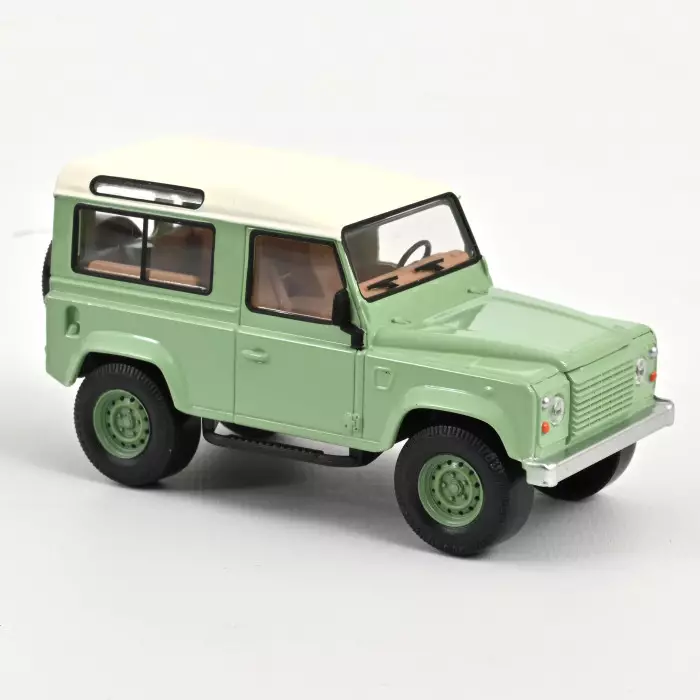 Norev Land Rover Defender 1995 Blue & White Jet Car 1:43