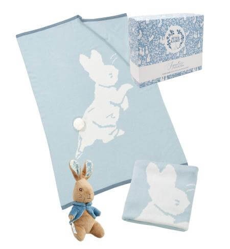 Peter Rabbit Signature Knitted Blanket & Soft Toy