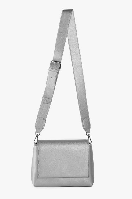 Tutti & Co Regent Bag Metallic Silver