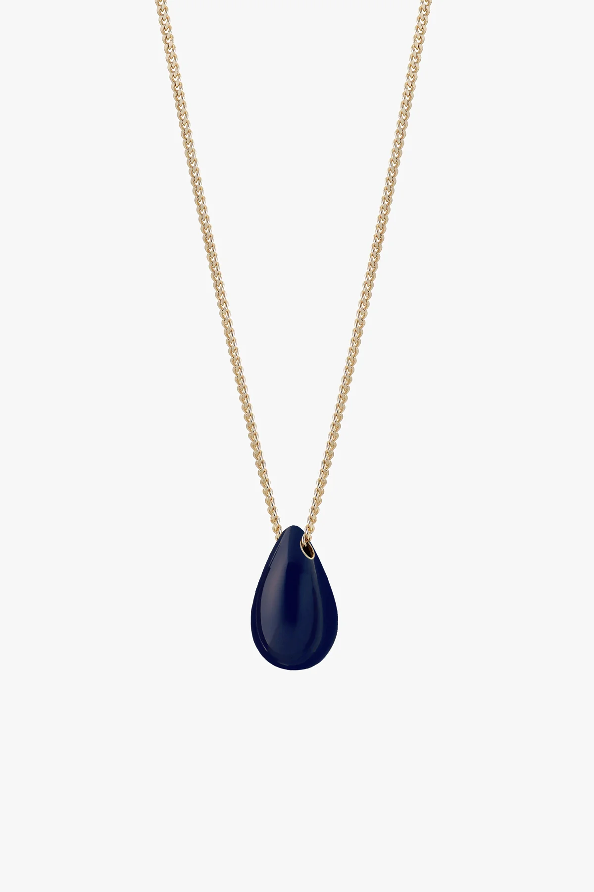 Tutti & Co Hush Necklace Navy Enamel