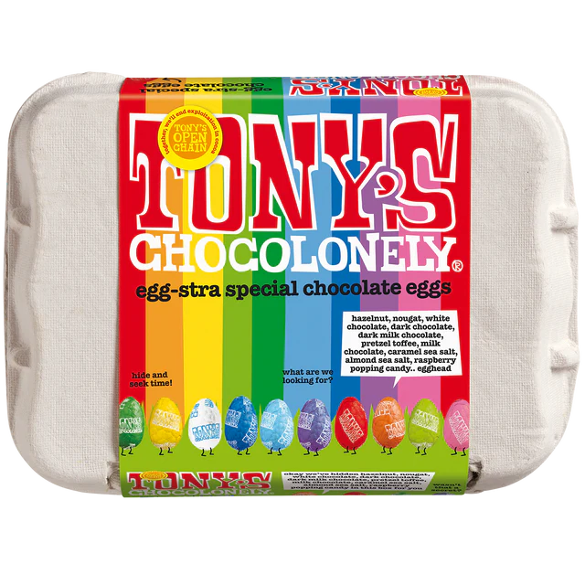 Tonys Chocolonely Egg-stra Special Chocolate Eggs Assortment 150g