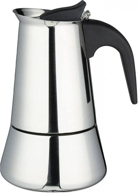 Café Olé Stovetop Espresso Maker, Stainless Steel 2-Cup