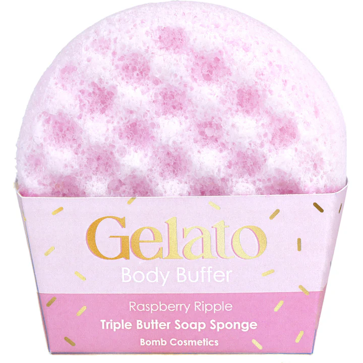 Bomb Cosmetics Raspberry Ripple Gelato Body Buffer