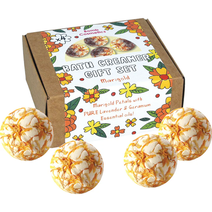 Bomb Cosmetics Marigold Bath Creamer Gift Set