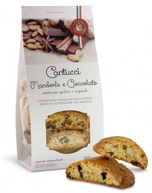 Lago Nero Cantucci Mandorle e Cioccolato Almond and Chocolate Biscuit 200g