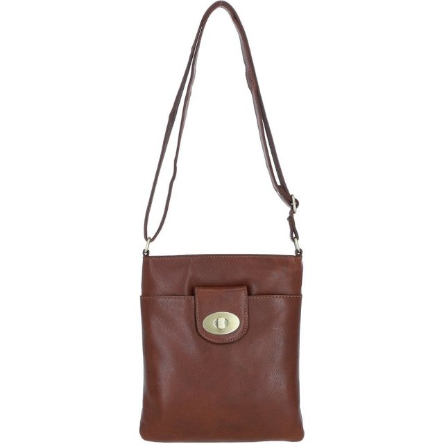 Ashwood Leather Crossbody Bag Tan M87