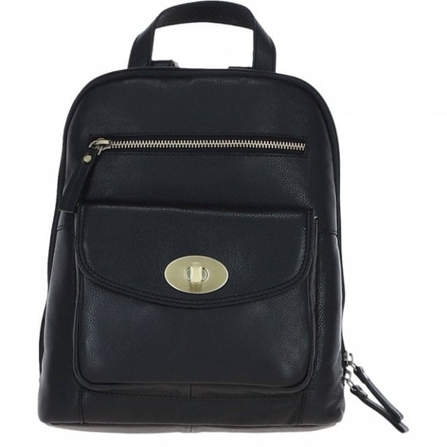 Ashwood Leather Ladies Backpack Black M85