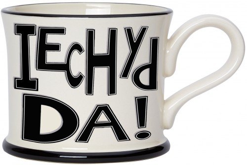 Moorland Pottery Iechyd Da Mug