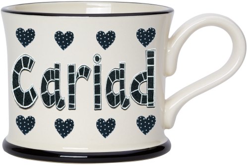 Moorland Pottery Cariad Black Mug