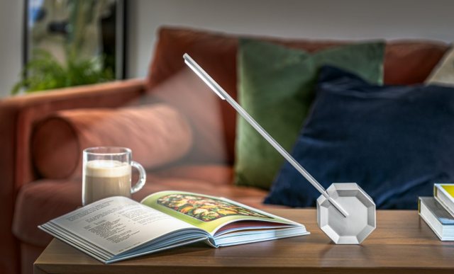 Gingko Octagon One Desk Lamp - Aluminium