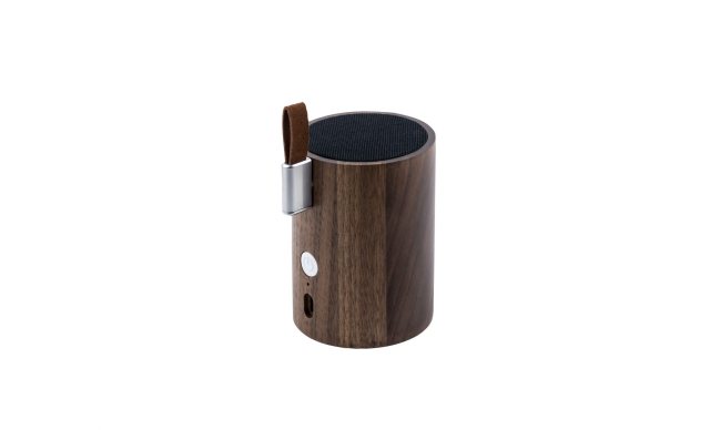 Gingko Drum Light Bluetooth Speaker - American Walnut