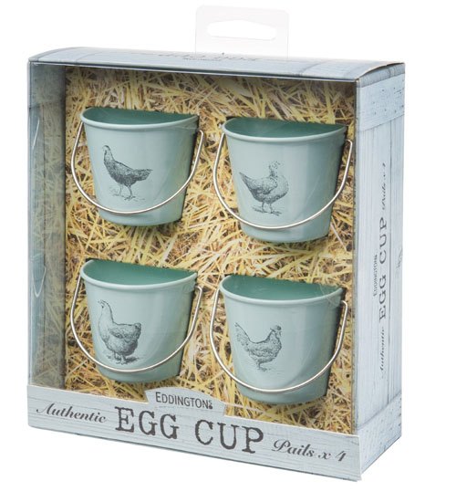 Egg Cup Pails Vintage Hens