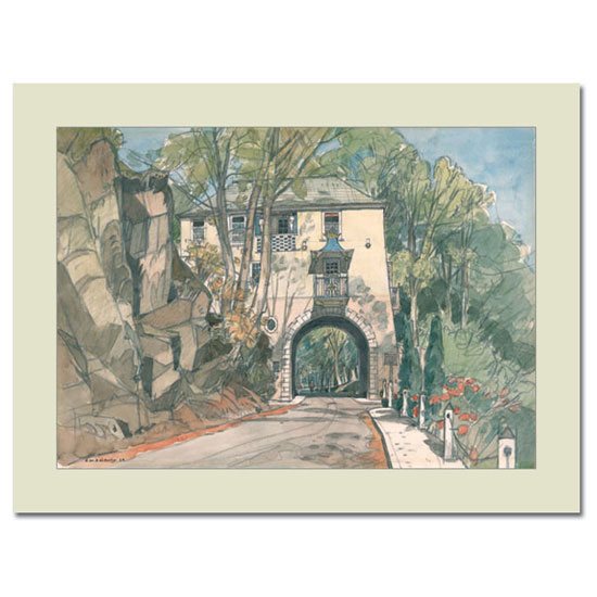 Portmeirion Cymru D/C   Baldwin Print Gate House