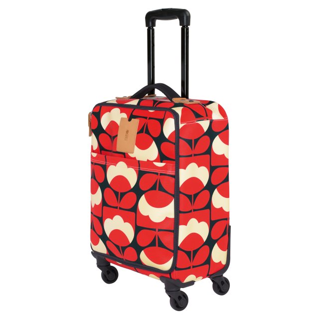 Orla Kiely Spring Bloom Travel Cabin Case Ruby Portmeirion