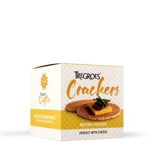 Tregroes Mature Cheddar Cheese Crackers 150g