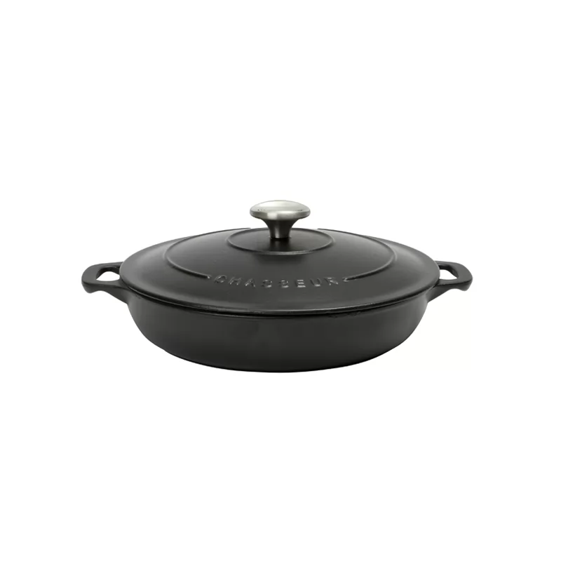 Chasseur Round Serving Casserole - Matt Black