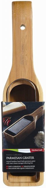 Parmesan Cheese Grater Kitchen Craft Italian Collection Bamboo Wood