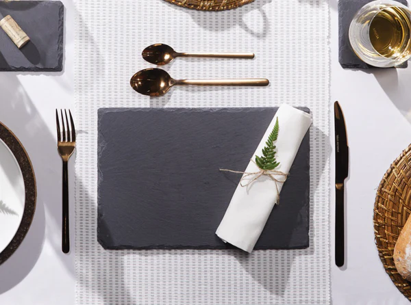 Artesà Appetiser Slate Placemats - Set of 4