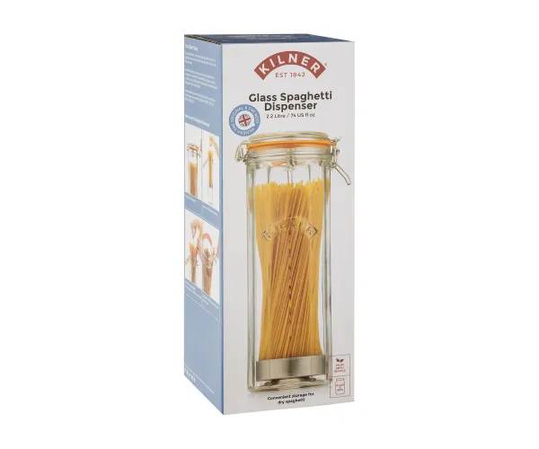 Kilner Facetted Spaghetti Dispenser 2.2L